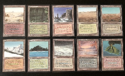 Dual Land FBB - German (Totale 10 carte) Foreign Black -Bordered